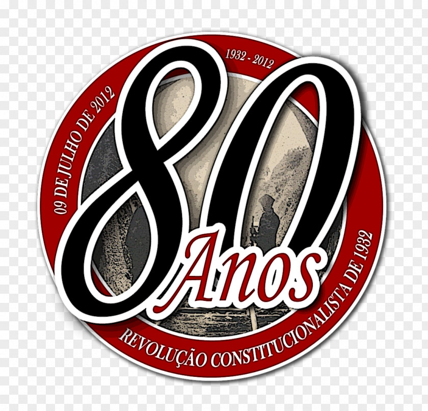80 Anos Logo Font PNG