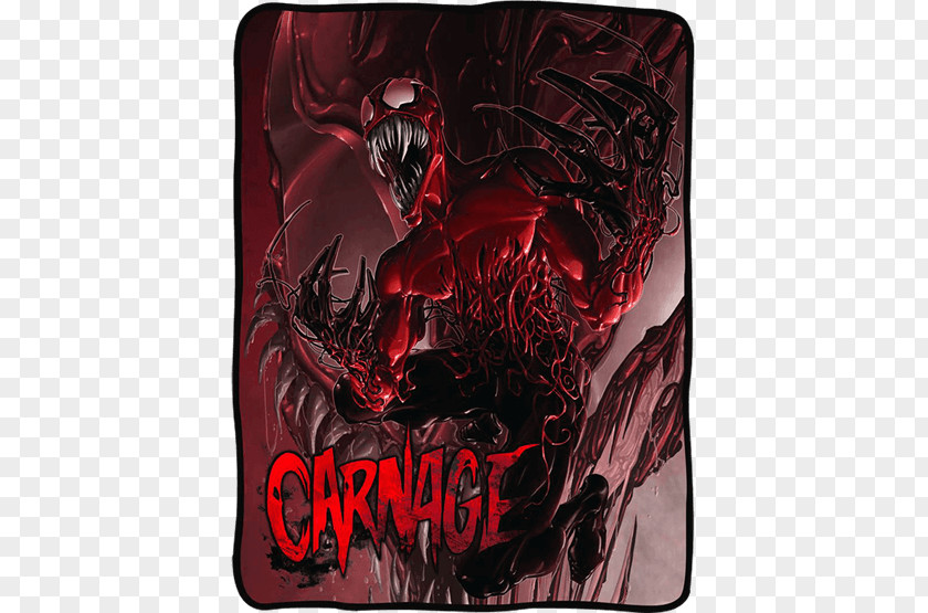 Carnage Spider-Man Deadpool Blanket Toxin PNG
