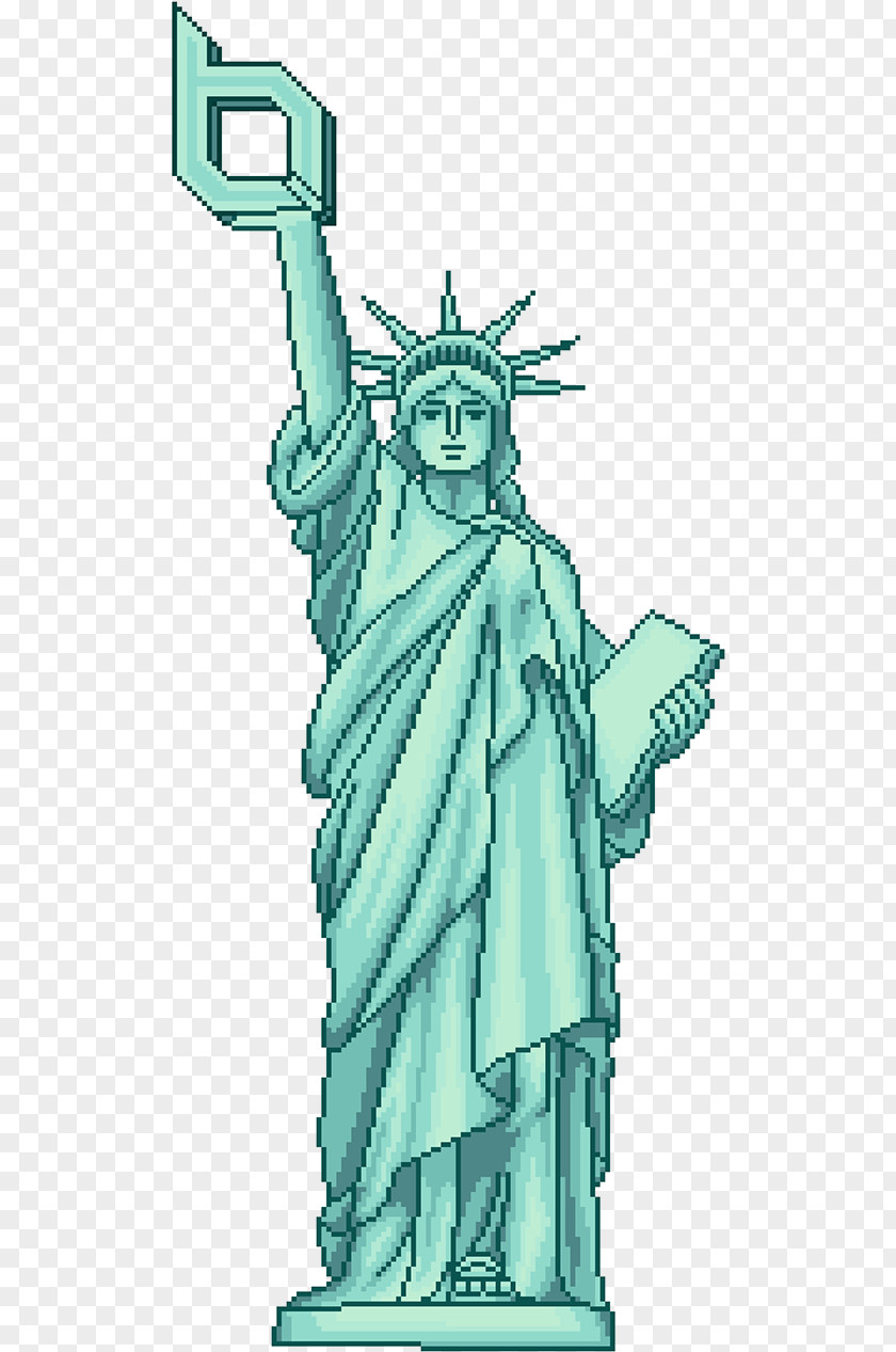 Green United States Statue Of Liberty National Monument Transparency Design PNG