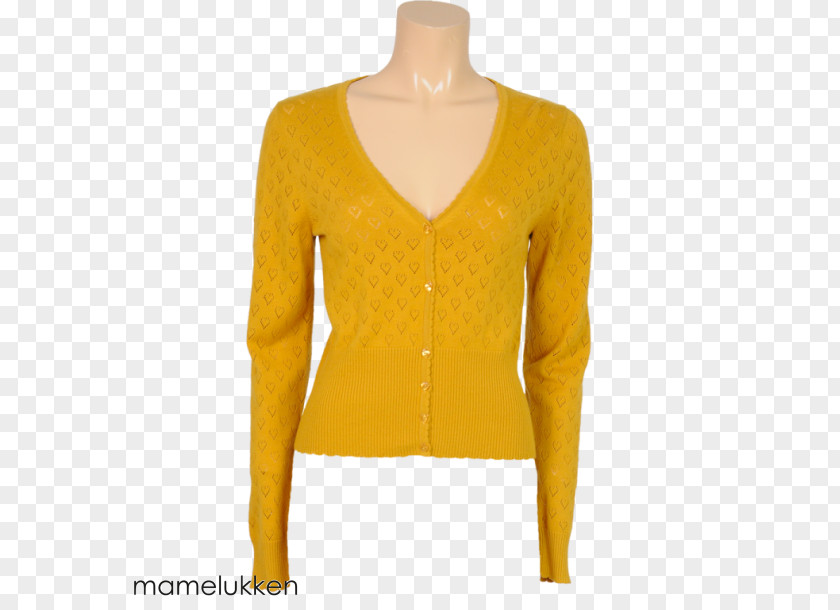 Yellow Honey Cardigan T-shirt Mamelukken Sleeve PNG
