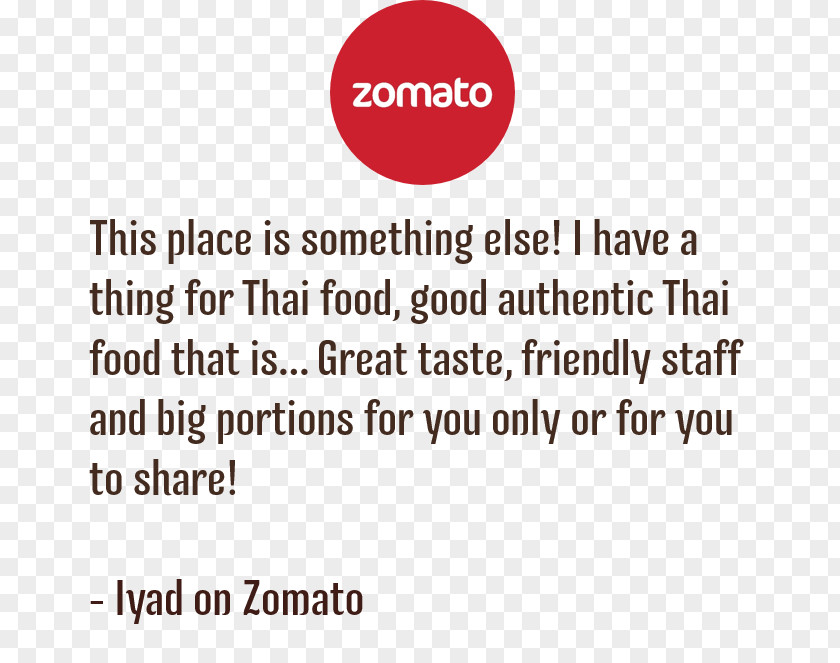 Zomato Thai Cuisine Little Bangkok Business Brand We Believe PNG