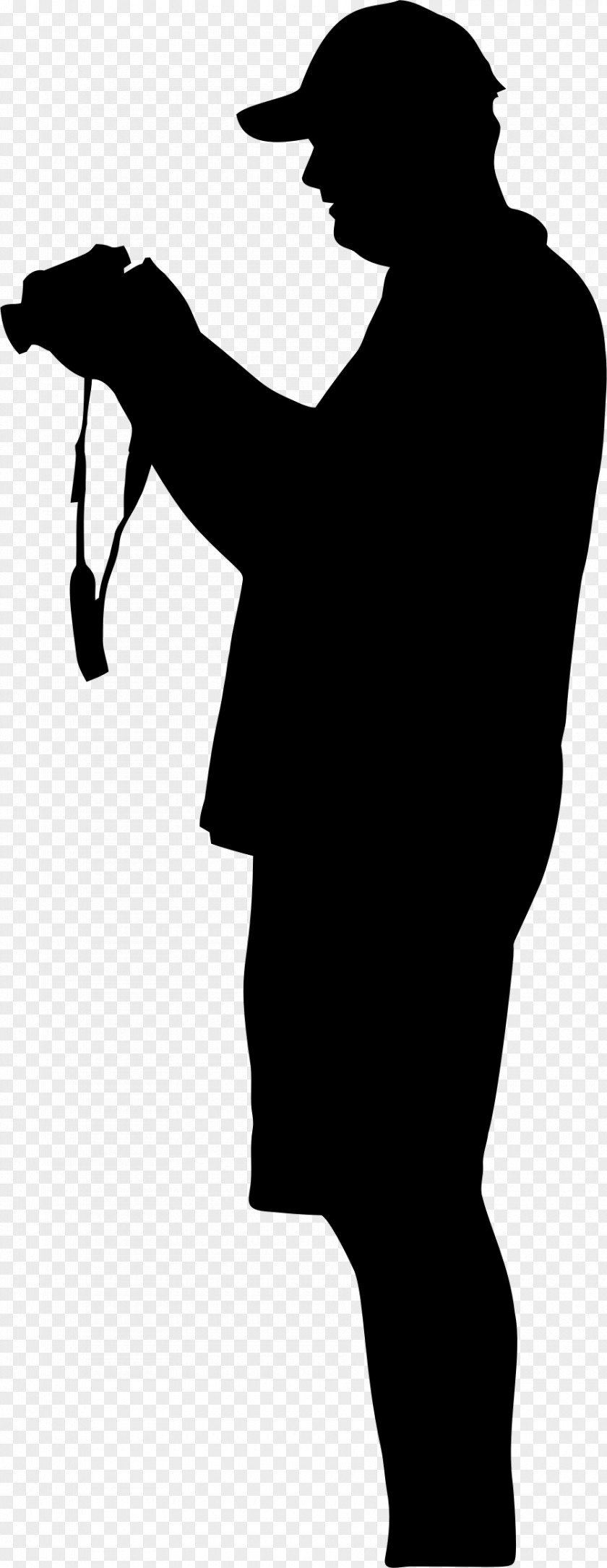 Man Silhouette Black And White Clip Art PNG