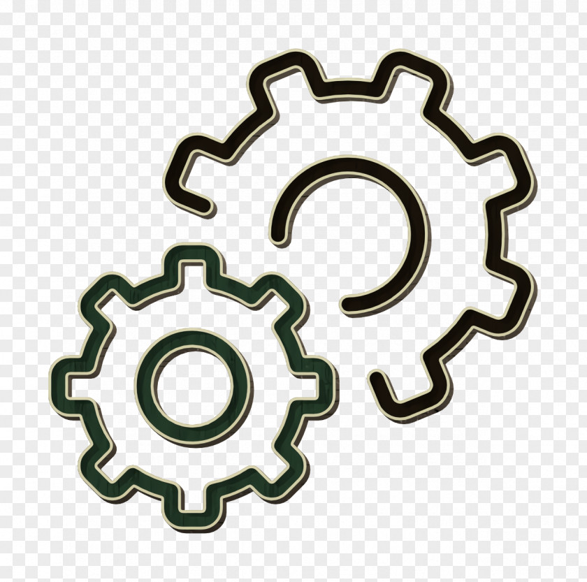 Symbol Auto Part Gear Icon Business SEO Settings PNG