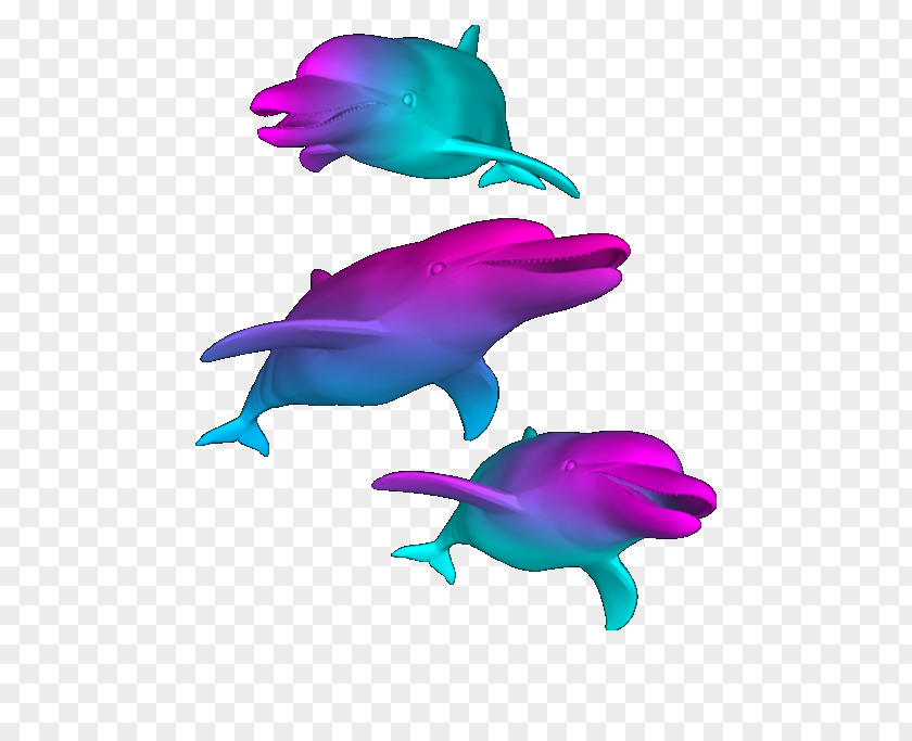 Dolphin Vaporwave Seapunk Aesthetics Glitch Art PNG