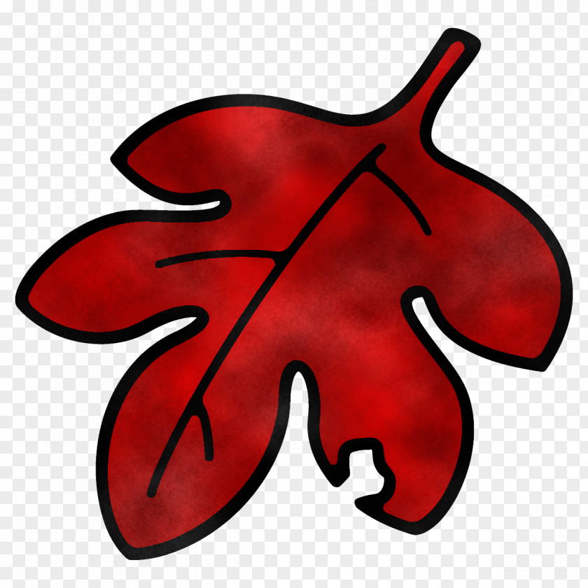 Tree Leaf Red PNG