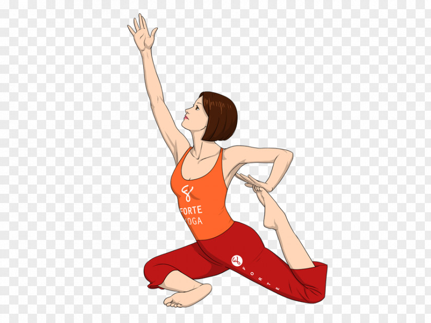 Yoga Pose Stretching Split Exercise Anantāsana PNG