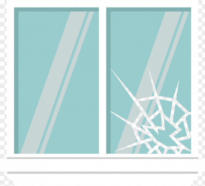 Double Open French Window Graphic Design PNG