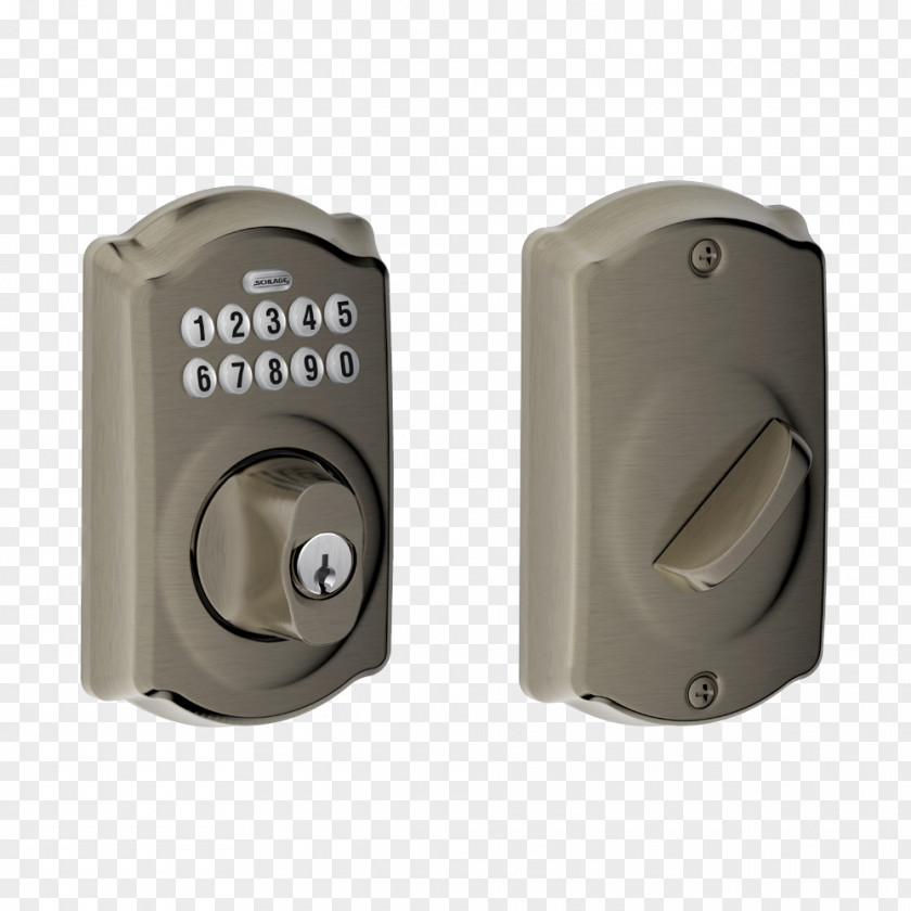 Electronic Locks Dead Bolt Schlage Lock Keypad Door PNG