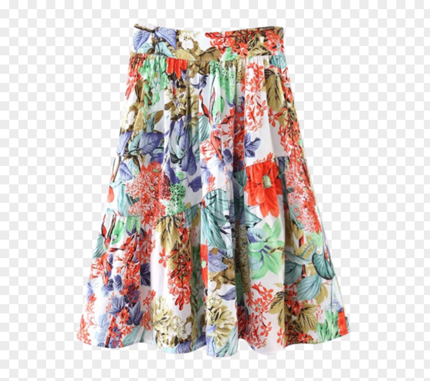 Flowers Skirt A-line Dress Fashion Shopping PNG