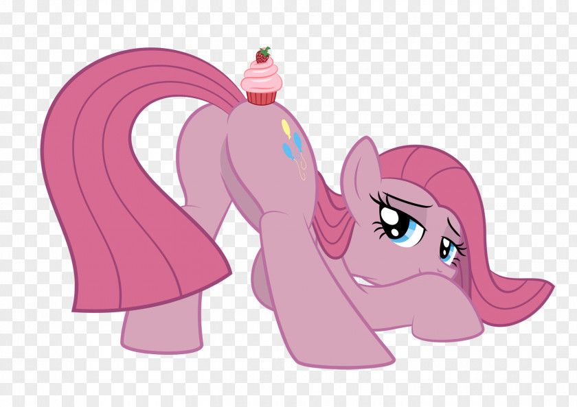 Pie Pinkie Horse Pony Cupcake PNG