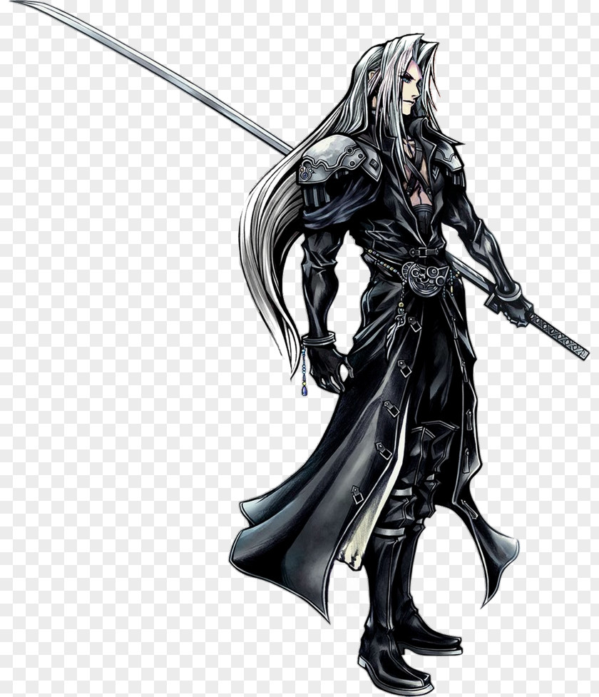 Dissidia Final Fantasy VII Sephiroth Cloud Strife 012 PNG