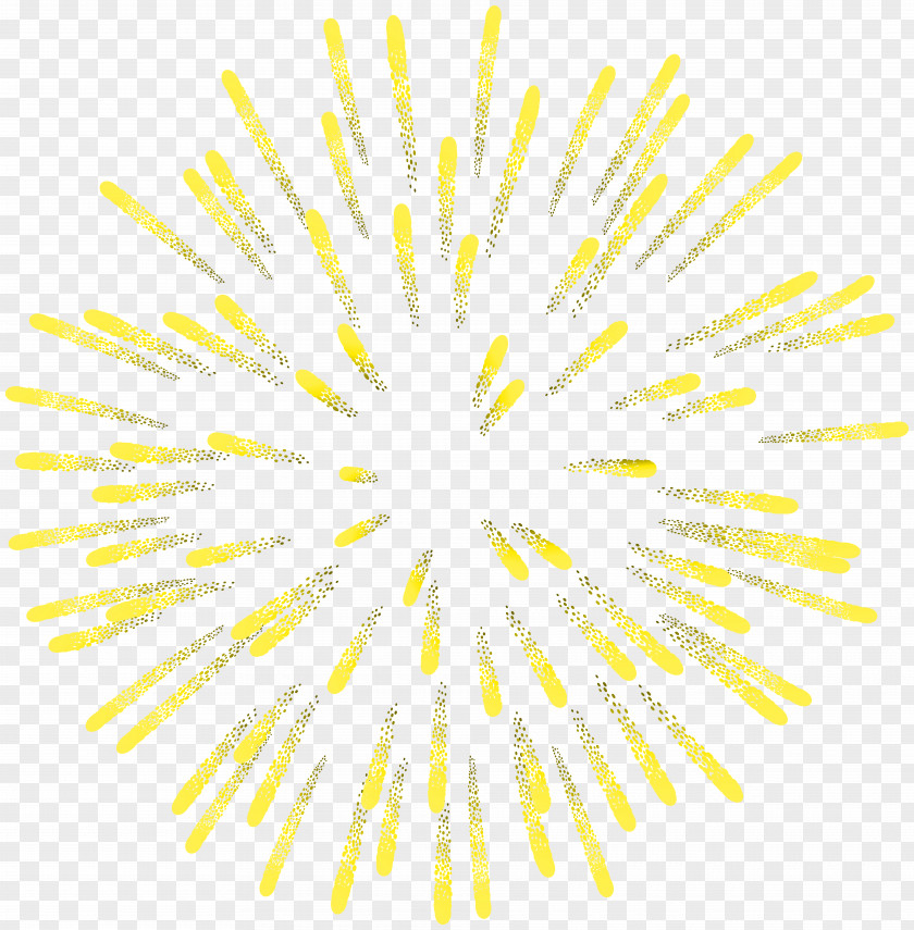 Firework Yellow Clip Art Image White Pattern PNG