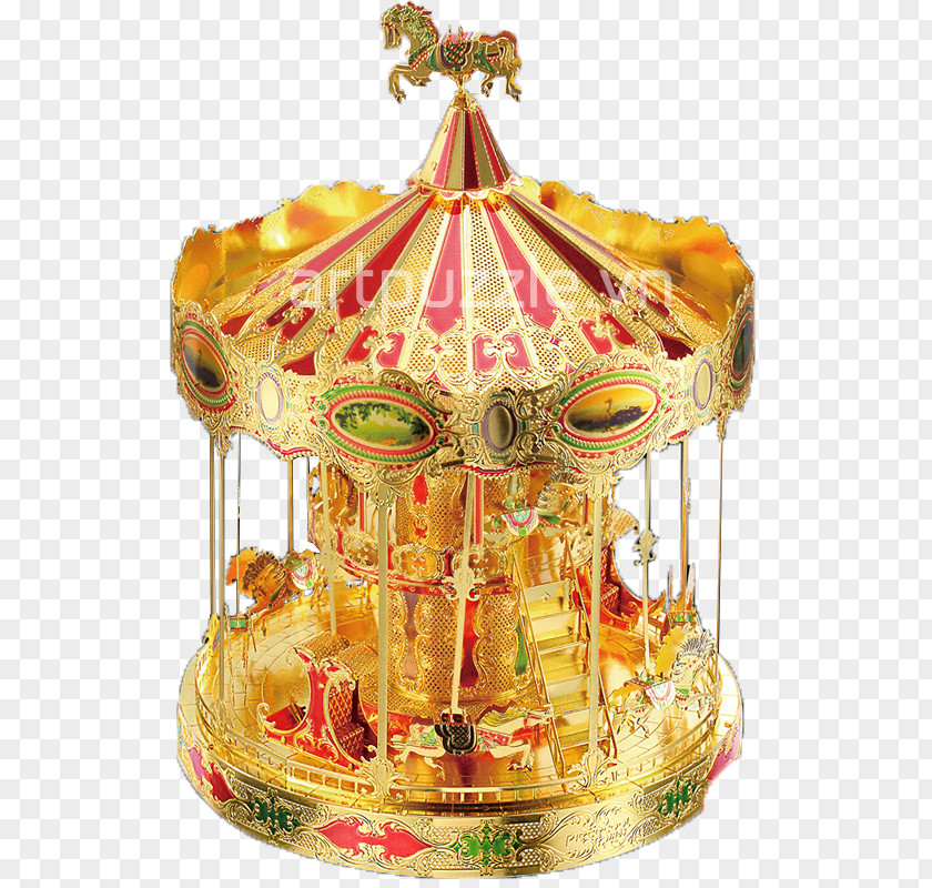 Merry-go-round Jigsaw Puzzles Carousel Puzz 3D Metal PNG