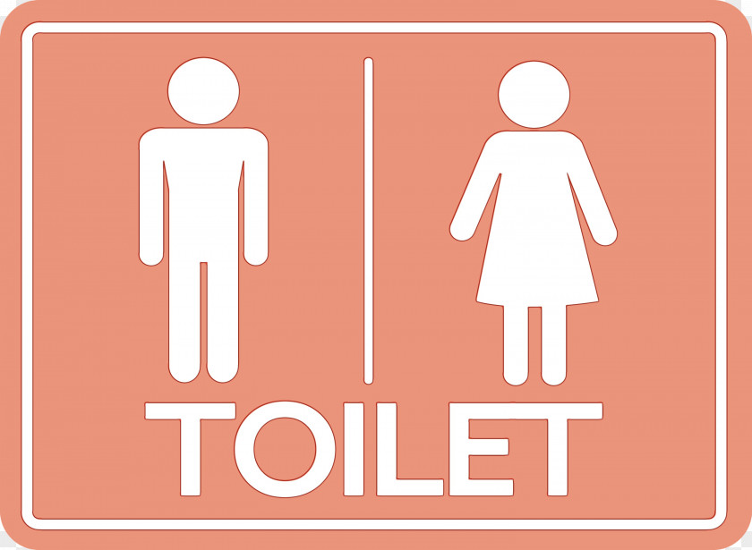 Public Toilet Gender Symbol Sign PNG