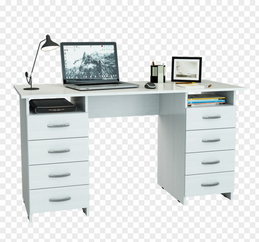 Table Computer Desk Венге Oak PNG