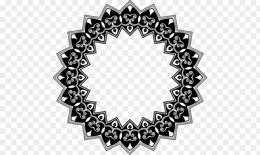 Borders And Frames Picture Black White Clip Art PNG