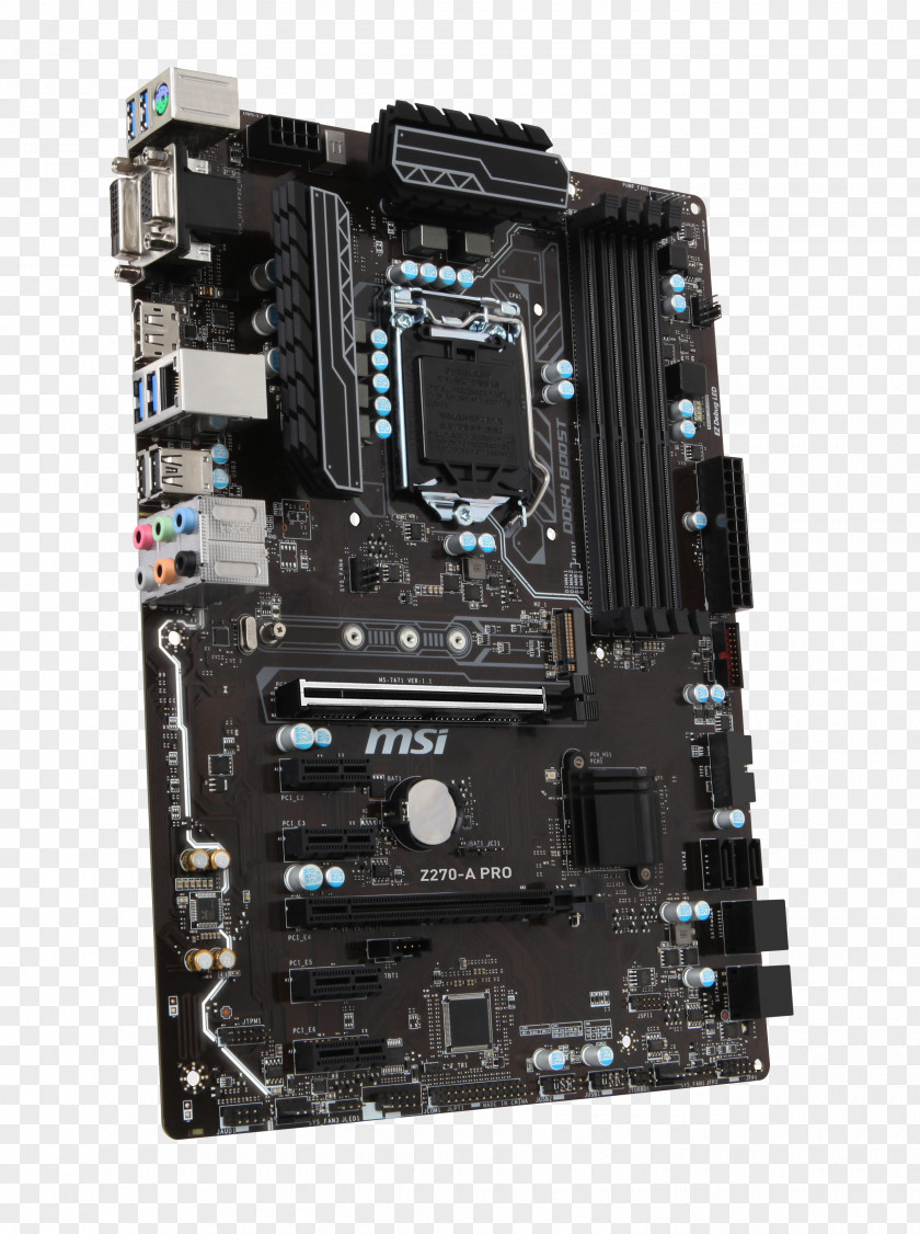 Cartoon Motherboard Kaby Lake LGA 1151 ATX DDR4 SDRAM PNG