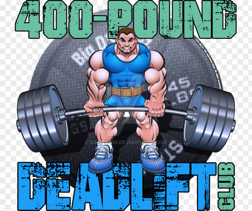 Deadlift Muscle Character Fiction Weight Training PNG