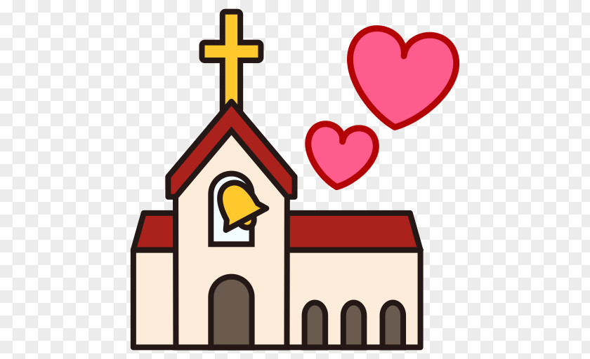 Emoji Christian Church Wedding Marriage PNG