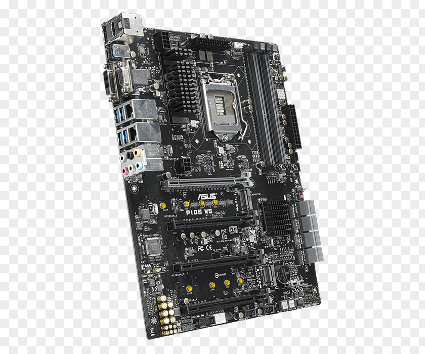 LGA 1151 CPU Socket ATX Motherboard ASUS P10S WS PNG