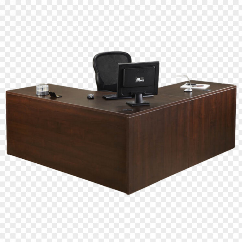 Table Desk Furniture Office Bookcase PNG