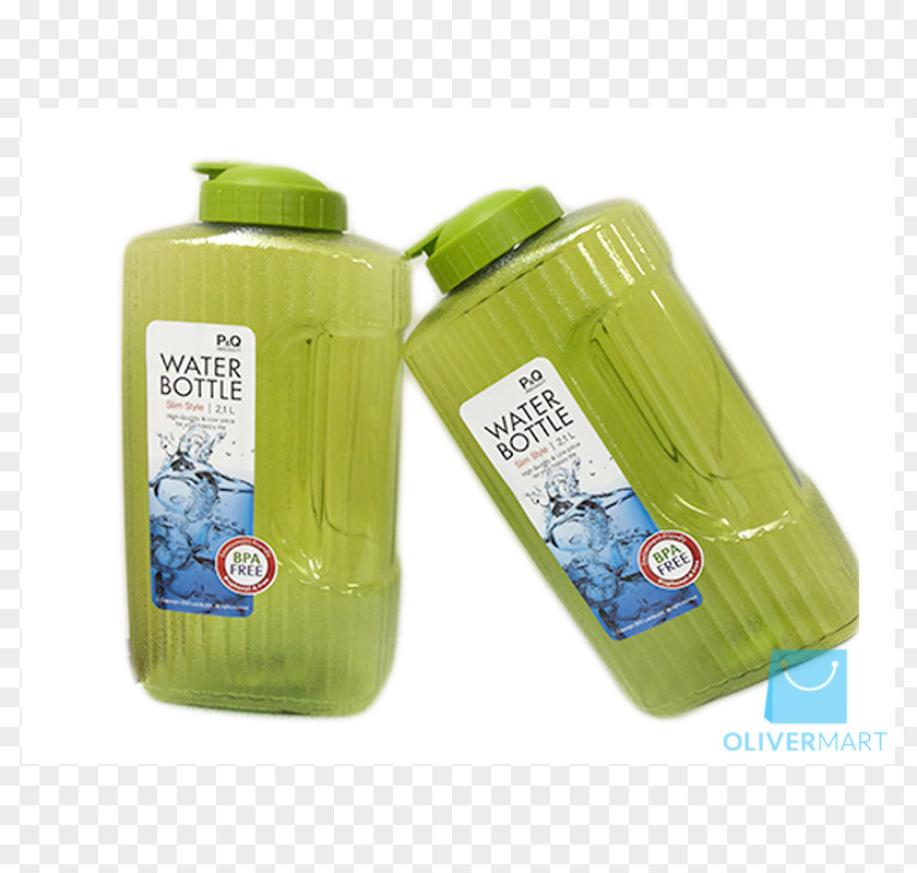 Water Plastic Bottle Lock & Bottles PNG