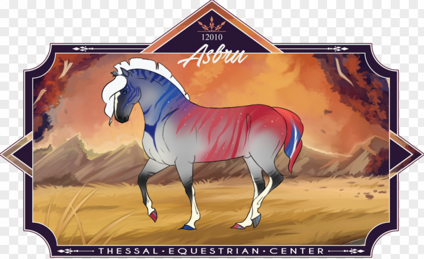 Bifrost Mane Pony Mustang Stallion Halter PNG