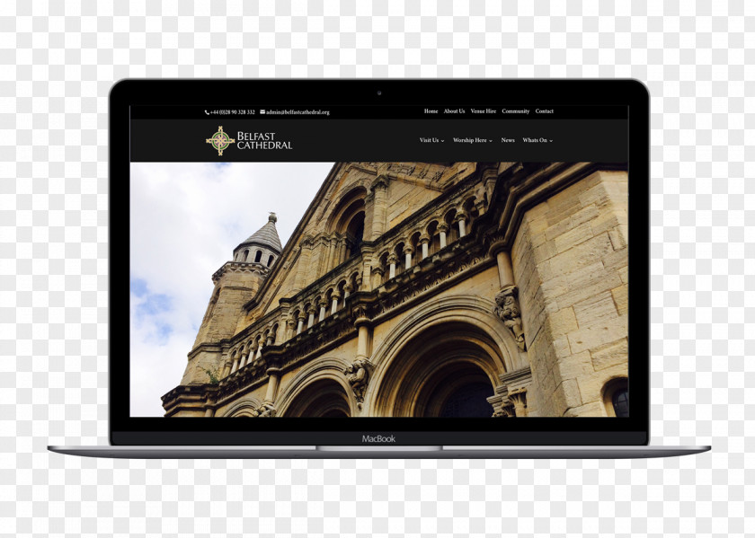 Mock Up Website St Anne's Cathedral, Belfast Church Of Ireland Computer Communication PNG