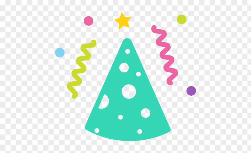 Party Icon Birthday Cake Hat PNG