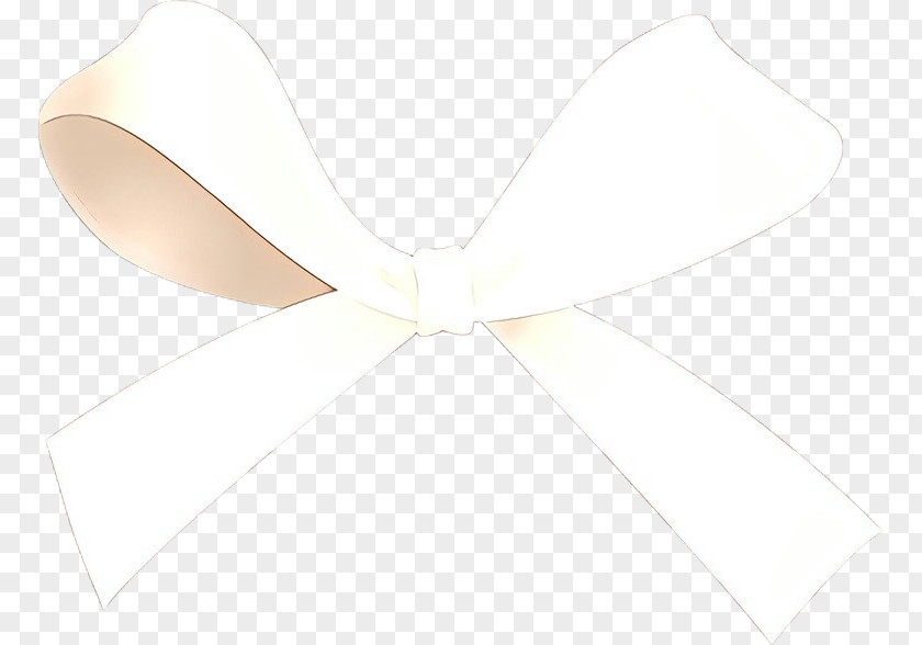 White Beige Collar Line Ribbon PNG