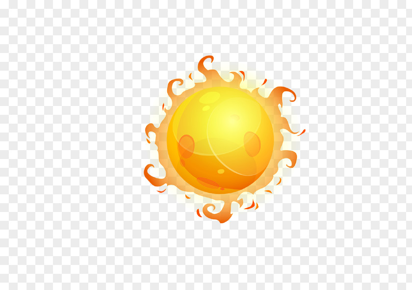 Fireball Planet Cartoon Combustion PNG