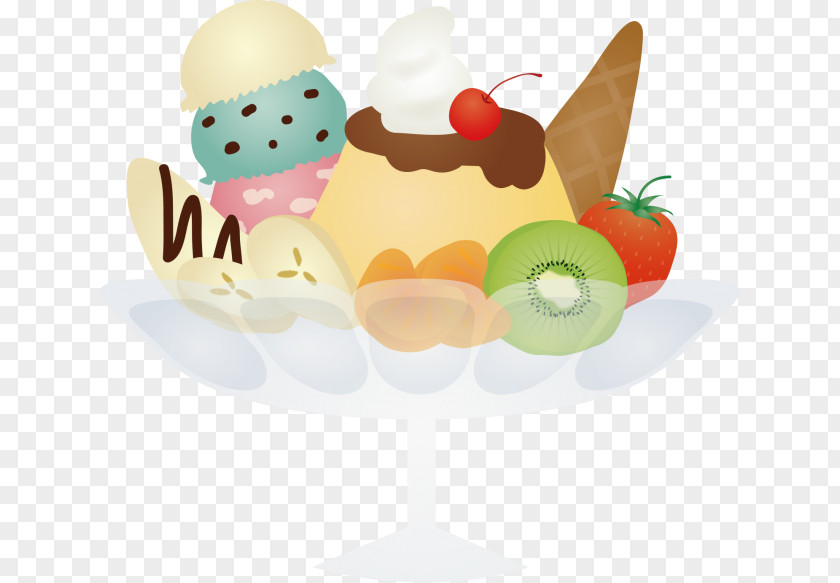 Ice Cream Sundae Flavor Clip Art PNG