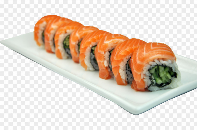 Salmon Sashimi California Roll Smoked Sushi As Food PNG