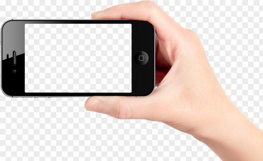 Smartphone In Hand Image PNG