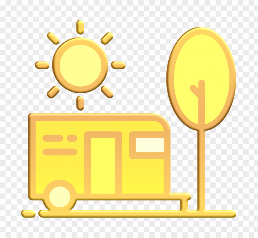 Trees Icon Camping Nature PNG
