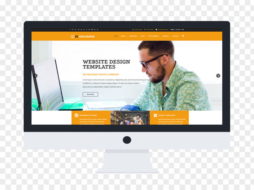 Website Full Set Of Templates Responsive Web Design Professional Joomla! Template System Bootstrap PNG