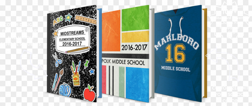 Book Cover Design Yearbook Publishing Elementary School PNG