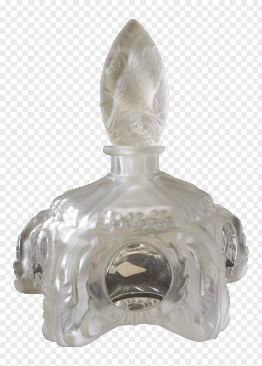 Glass Bottle Perfume Silver PNG