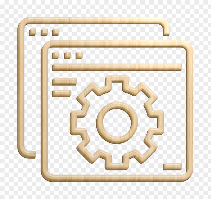 Rectangle Feature Icon Web Development Custom PNG