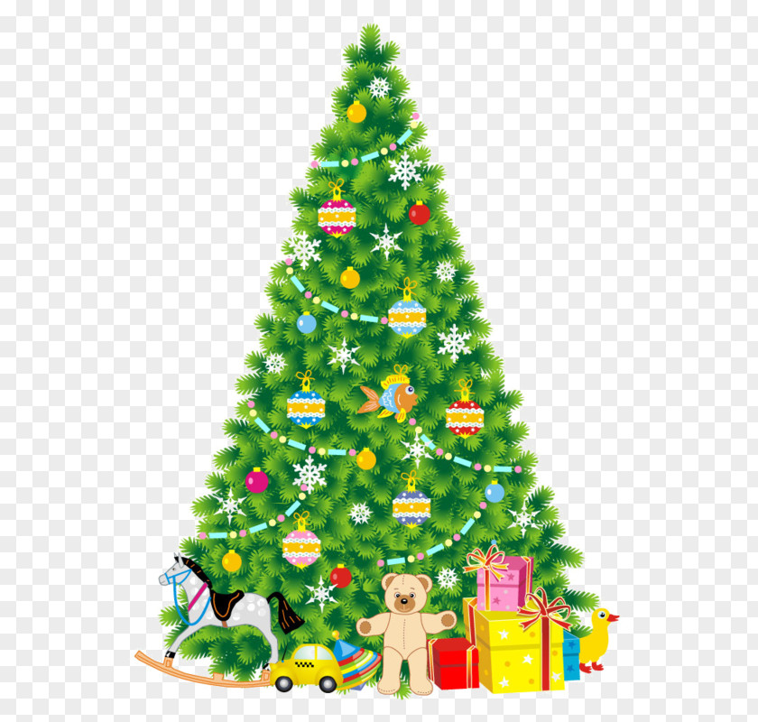 Santa Claus Christmas Tree Day Image PNG