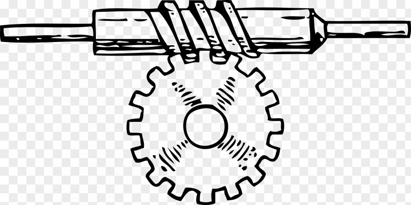 Steampunk Gear Worm Drive Mechanical Engineering Clip Art PNG