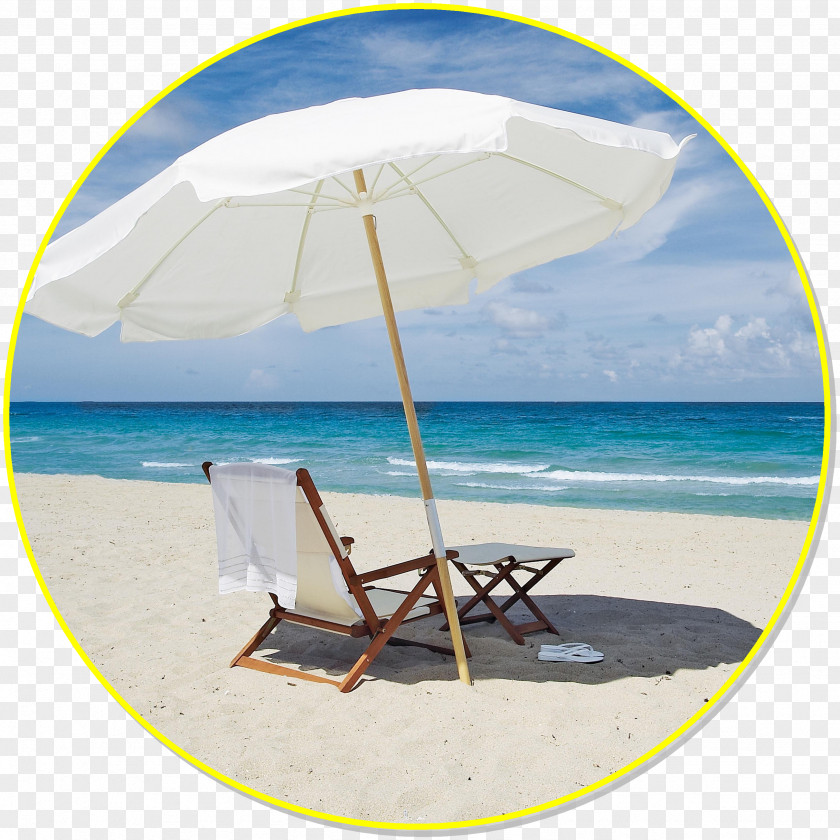 Beach Umbrella In The Shade Canopies Chair PNG