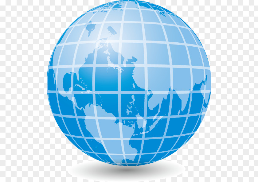 Blue Earth Vector Icon PNG