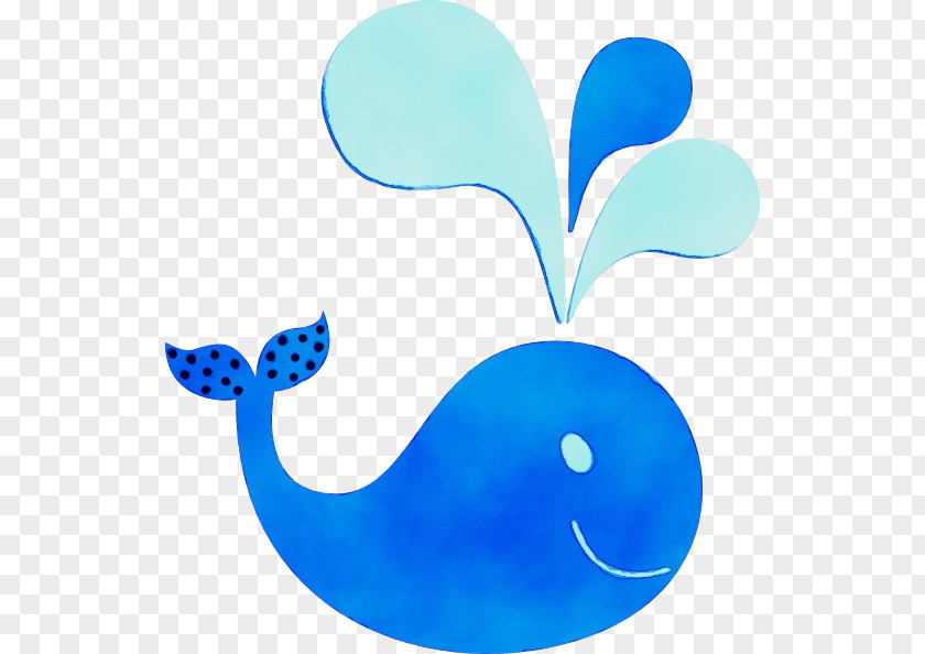 Cetacea Marine Mammal Blue Turquoise Clip Art Aqua Whale PNG