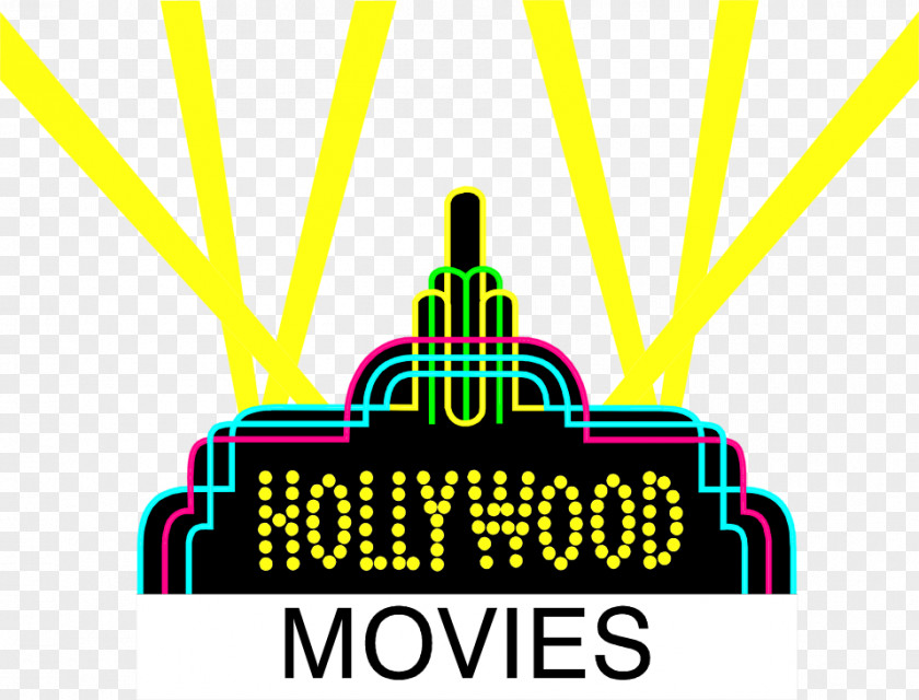 Hollywood Lights Cliparts Sign Film Clip Art PNG