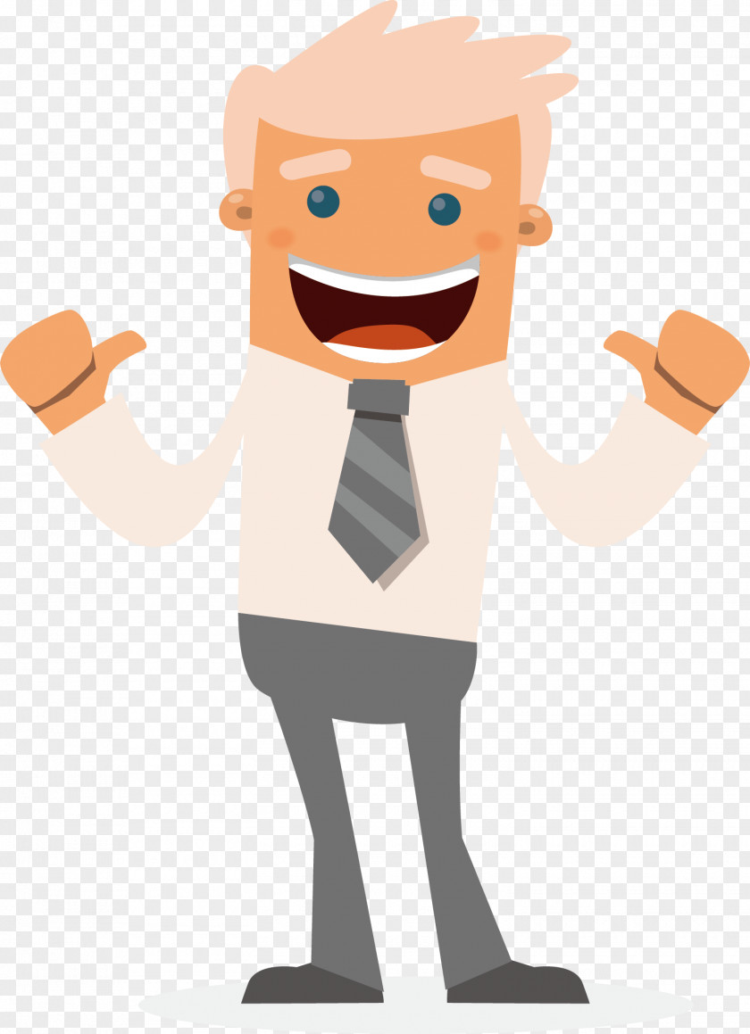 Laughing Man Cartoon Character Drawing Model Sheet PNG