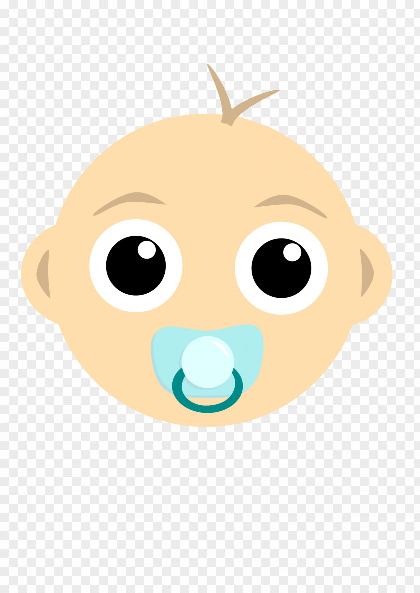 Cartoon T-shirt Smile Head Infant Clip Art PNG