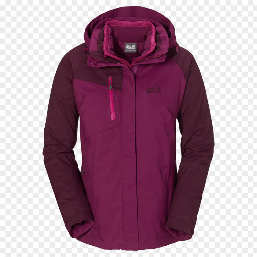 Jack Wolfskin Hoodie Polar Fleece Bluza Jacket PNG