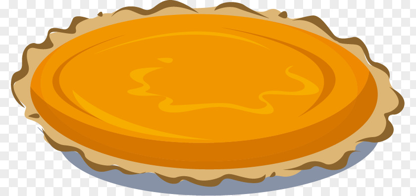 Pumpkin Pie Vector Material Egg Tart PNG