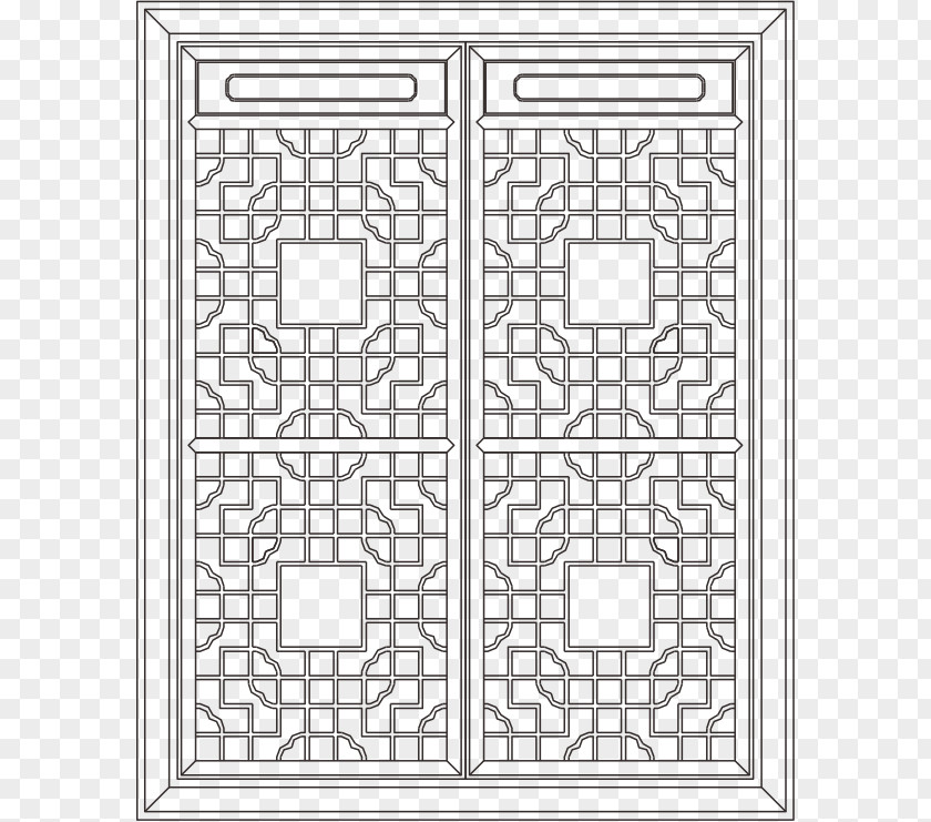 Traditional Chinese Classical Window Longtianzhen Photography Clip Art PNG